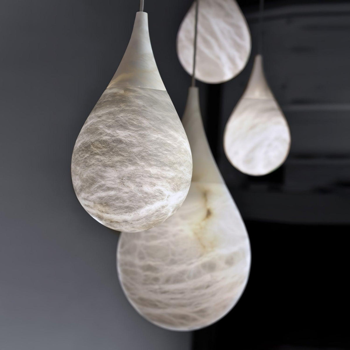 Sorvx hanglamp met marmeren regendruppels