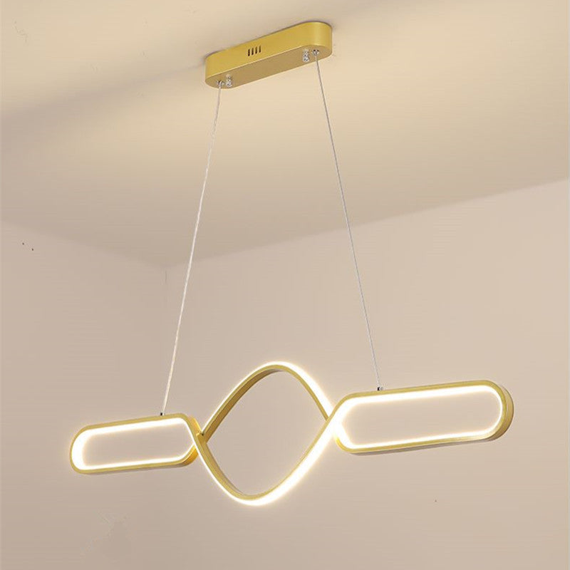 Bouvet Scandinavische Geometrische Metalen Kruislineaire Hanglamp