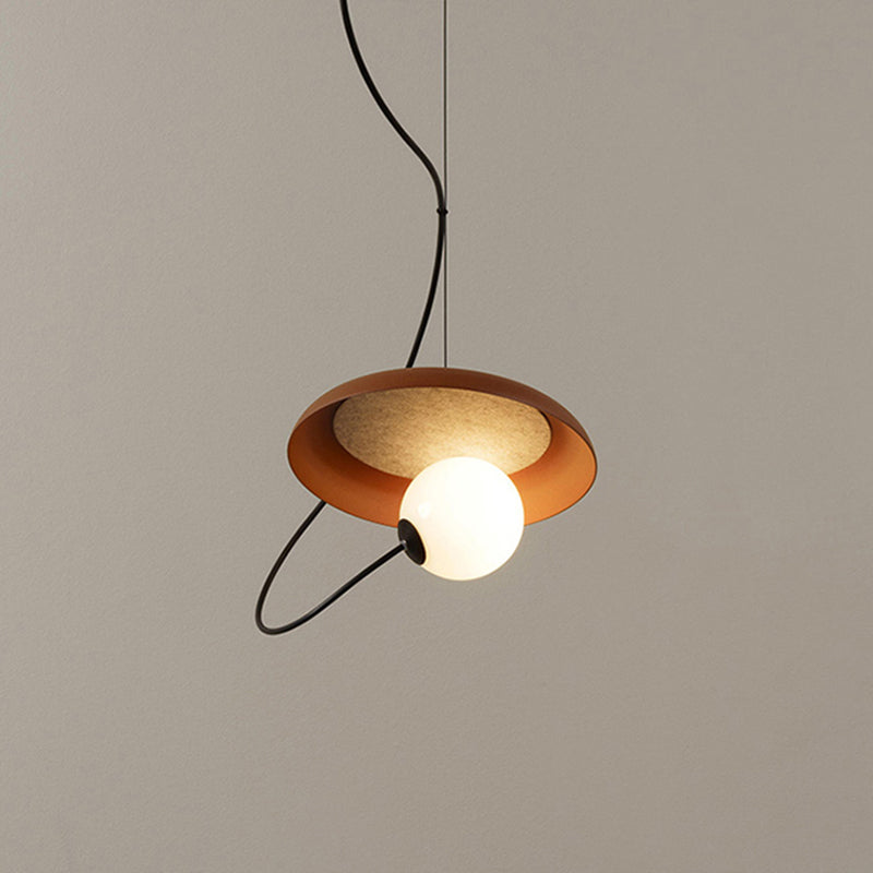 Avi Stijlvolle Art Deco Hanglampen Zwart/Wit/Koper Slaap/Woonkamer