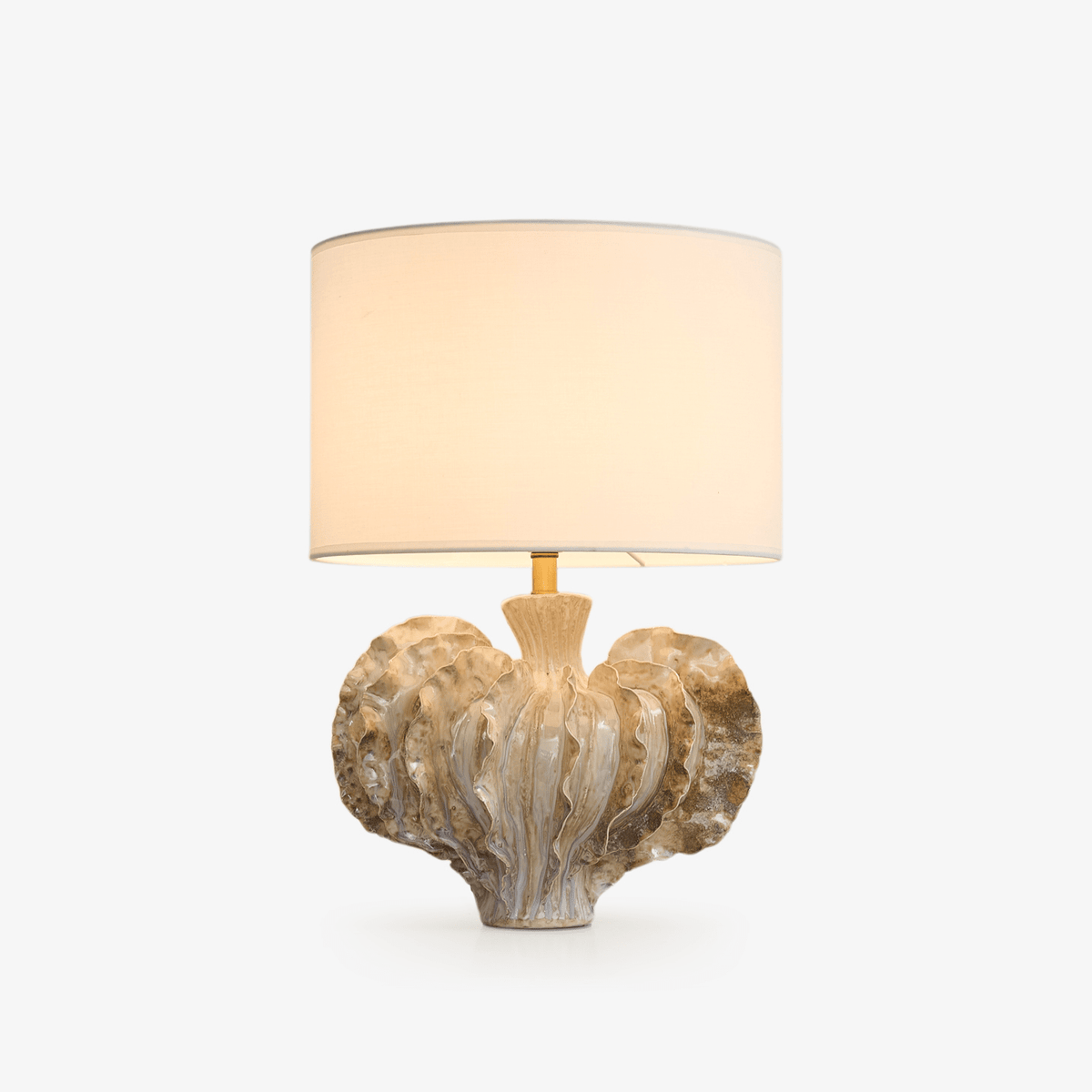 Coral-vormige keramische tafellamp