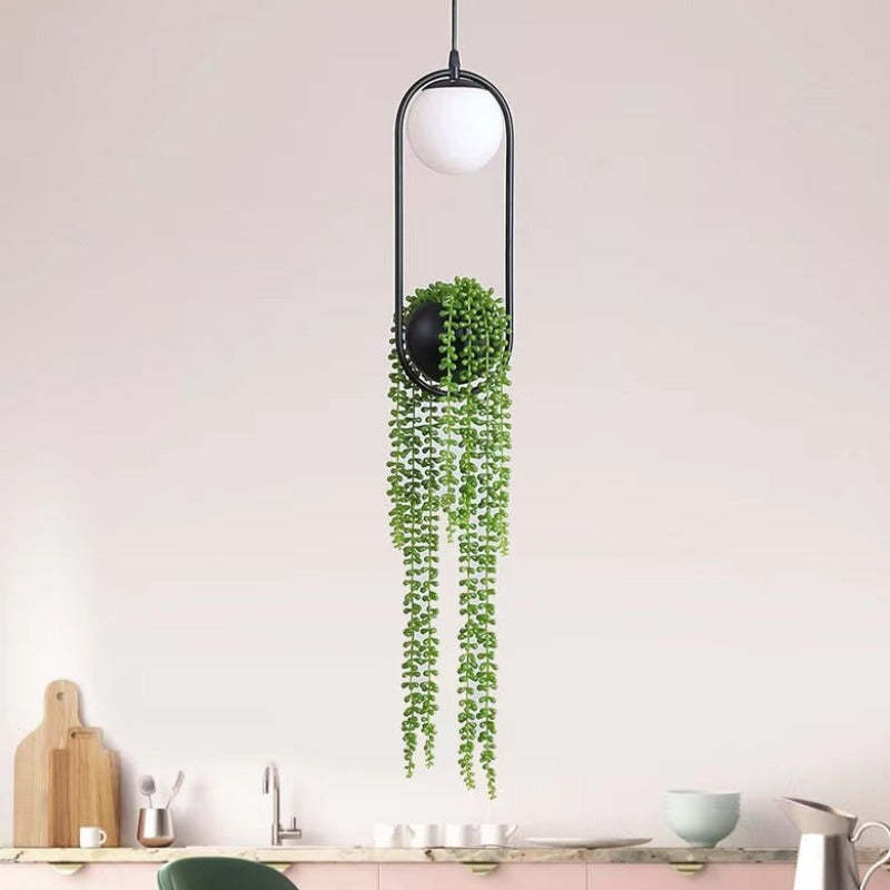 Edge Design LED Hanglamp Zwart Metaal Glas Eetkamer Slaapkamer