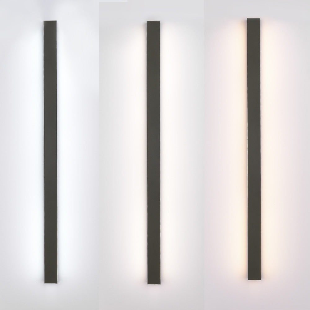 Edge Industriele LED Wandlamp Bruin Buiten Binnen Metaal Acryl Dimmbaar