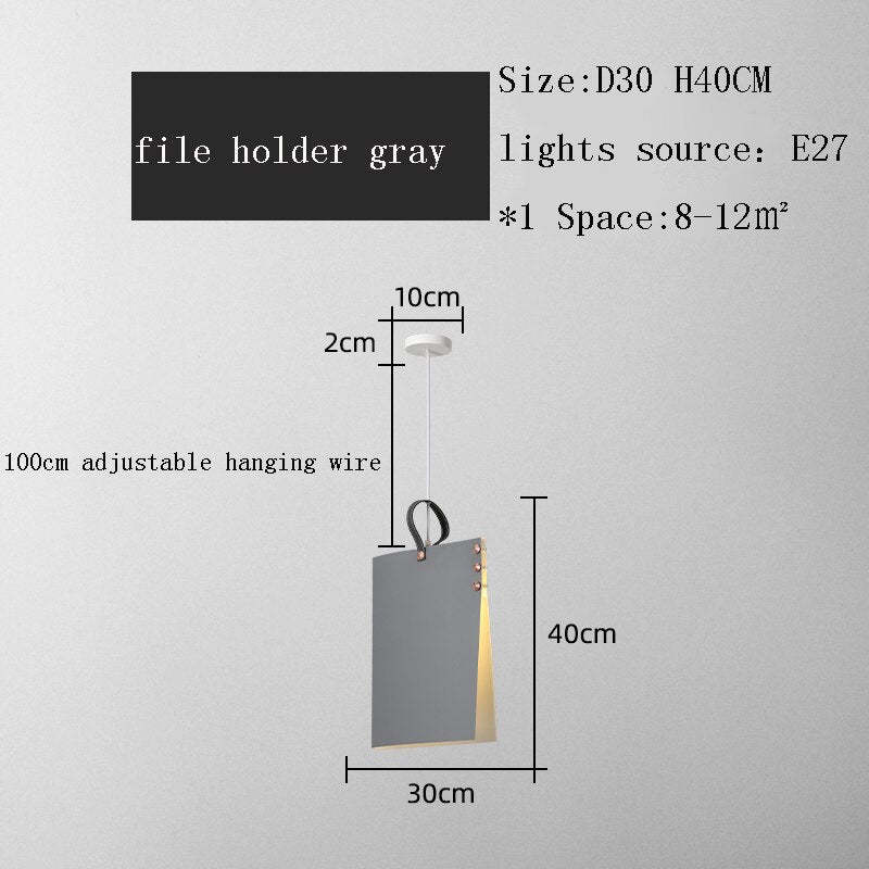 Sienna Nordic Design Kleine LED Hanglampen Grijs Wit Metaal Eetkamer