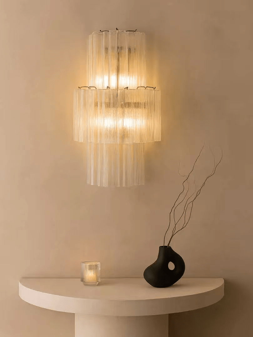 Celeriella Glacier Tier glas wandlamp