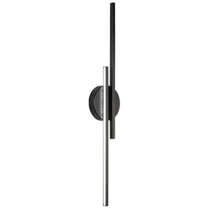 Alana Moderne Lineaire/Ronde LED Wandlamp Zwart/Wit Metaal/Acryl Slaap/Woonkamer