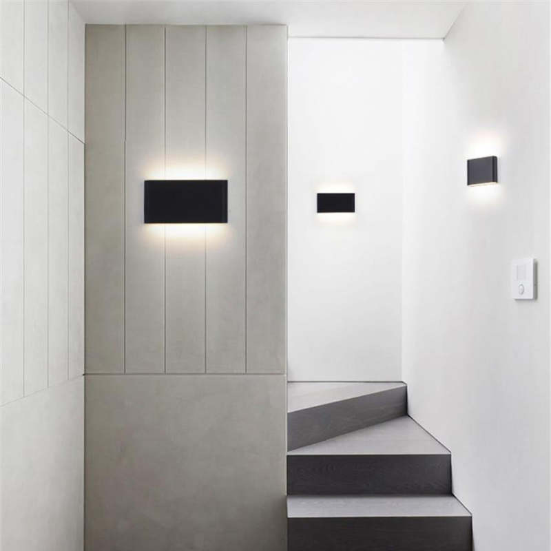 Orr Moderne LED Wandlampen Wit Zwart Acryl Metaal Tuin Hal