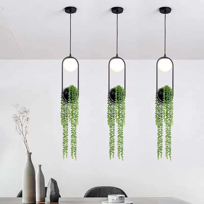 Edge Design LED Hanglamp Zwart Metaal Glas Eetkamer Slaapkamer