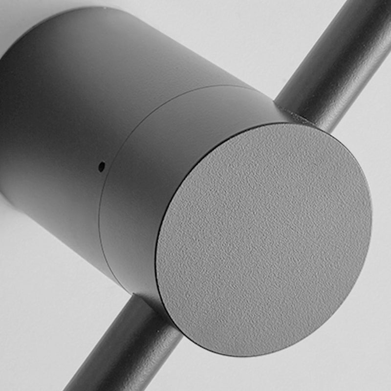 Edge Moderne Industrie Design LED Wandlamp Zwart Metaal Hal Tuin