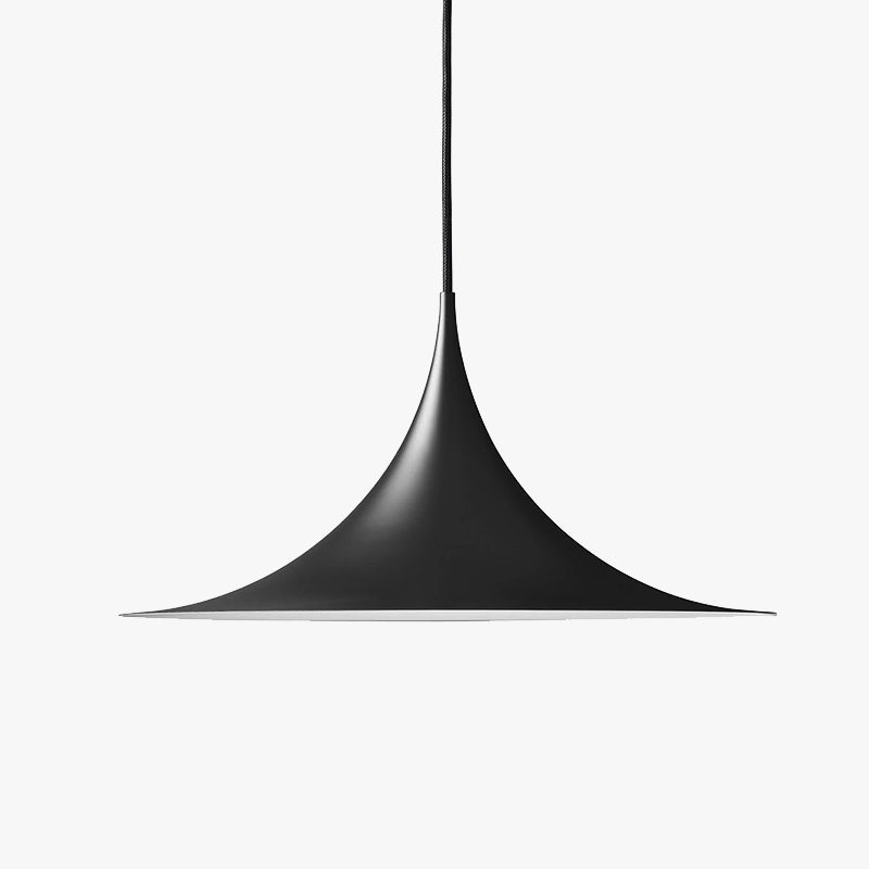 Cairns Moderne Ronde LED Hanglamp Zwart/Wit Metaal Woonkamer