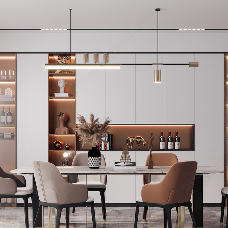 Edge Industriele LED Hanglamp  Metaal Acryl Woonkamer Eettafel