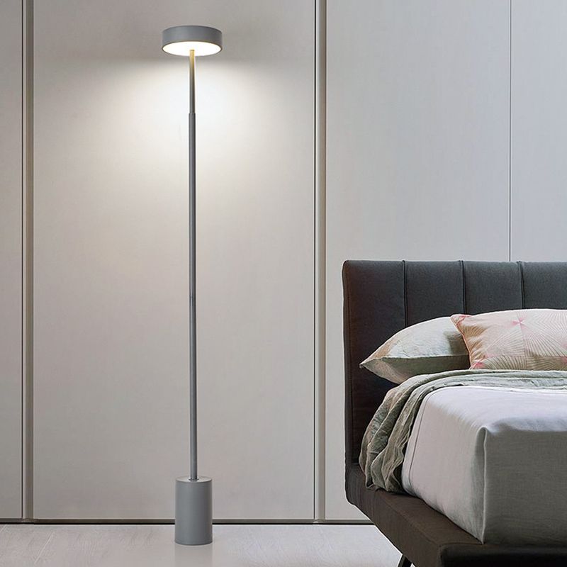 Edge Moderne Minimalistisch Eenvoudig Vloerlampen Zwart/Wit/Grijs Metaal/Acryl
