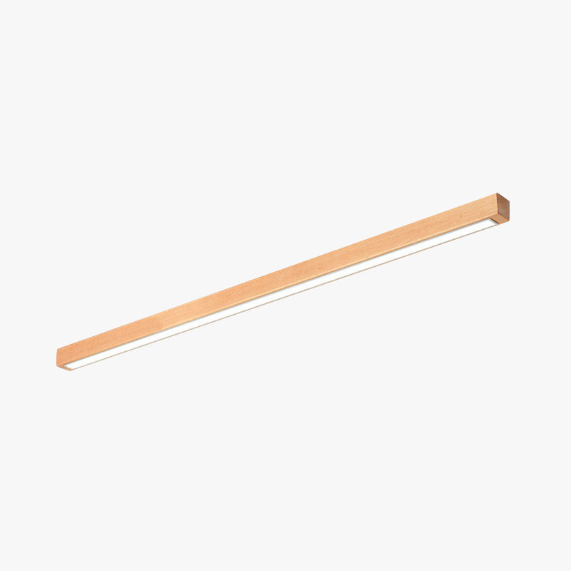 Edge Moderne LED Plafondlampen Houten Metaal Slaapkamer Woonkamer