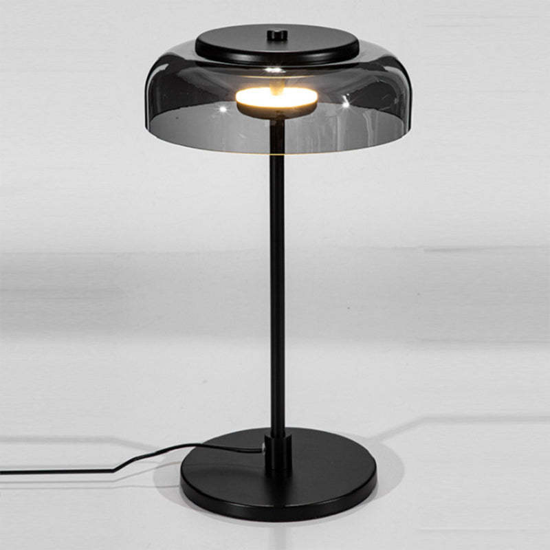 Nordic Ronde LED Tafellampen Zwart Glas Metaal Eetkamer Woonkamer