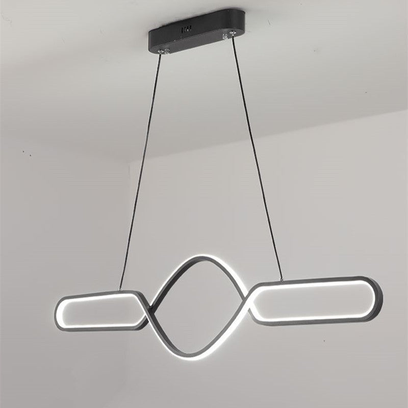Bouvet Scandinavische Geometrische Metalen Kruislineaire Hanglamp