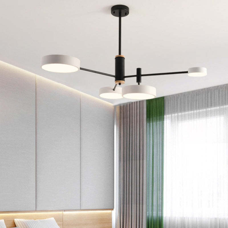 Sienna Moderne LED Hanglampen Grijs Wit Goud Metaal Slaap/Woon/Eetkamer