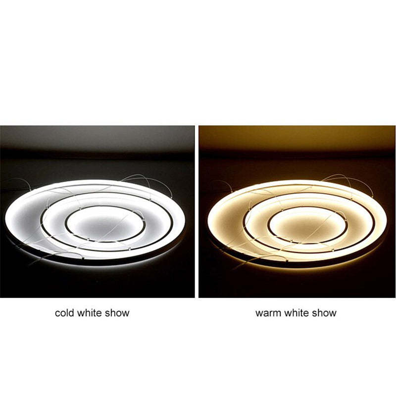 Arisha Design LED Hanglamp  Gouden Wit Zwart Metaal Glas Eetkamer