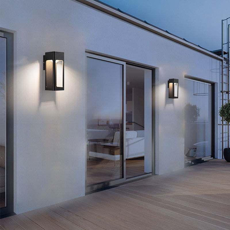 Orr Moderne Vintage LED Wandlampen Zwart Metaal Tuin Hal Buiten