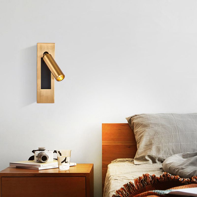 Orr Moderne Design LED Wandlamp Zwart  Goud Metaal Slaapkamer