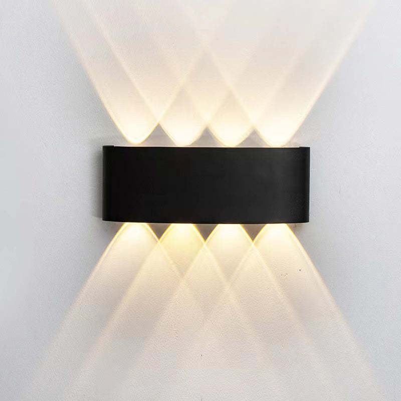 Orr Buiten Waterbestendig Metaal LED Wandlampen Zwart/Wit Tuin
