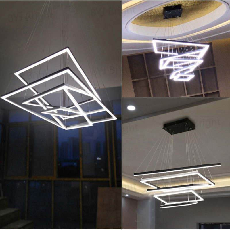 Bouvet Design LED Hanglampen Zwart Wit Metaal Eetkamer Slaapkamer