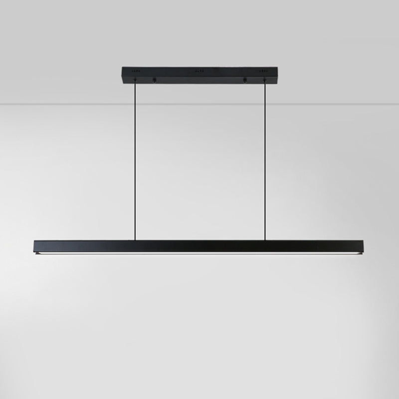 Edge Industriele LED Hanglamp Zwart Wit Metaal Hout Eetkamer