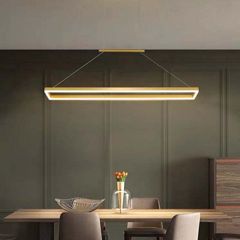 Edge Industriele LED Hanglampen Metaal Wit Gouden Woonkamer Eetkamer