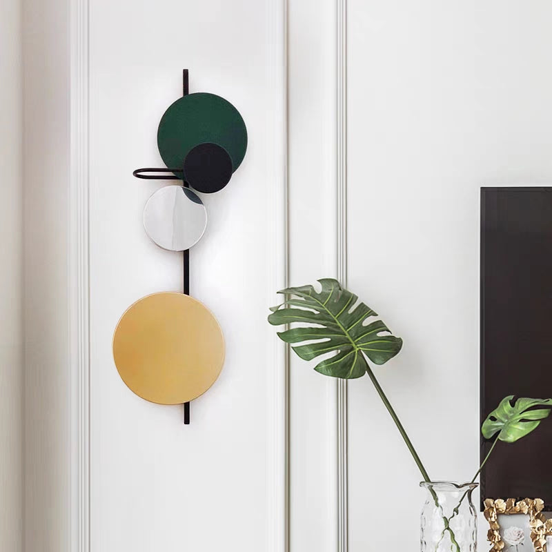 Emyr Ronde Moderne LED Wandlamp Metaal Woonkamer Eetkamer