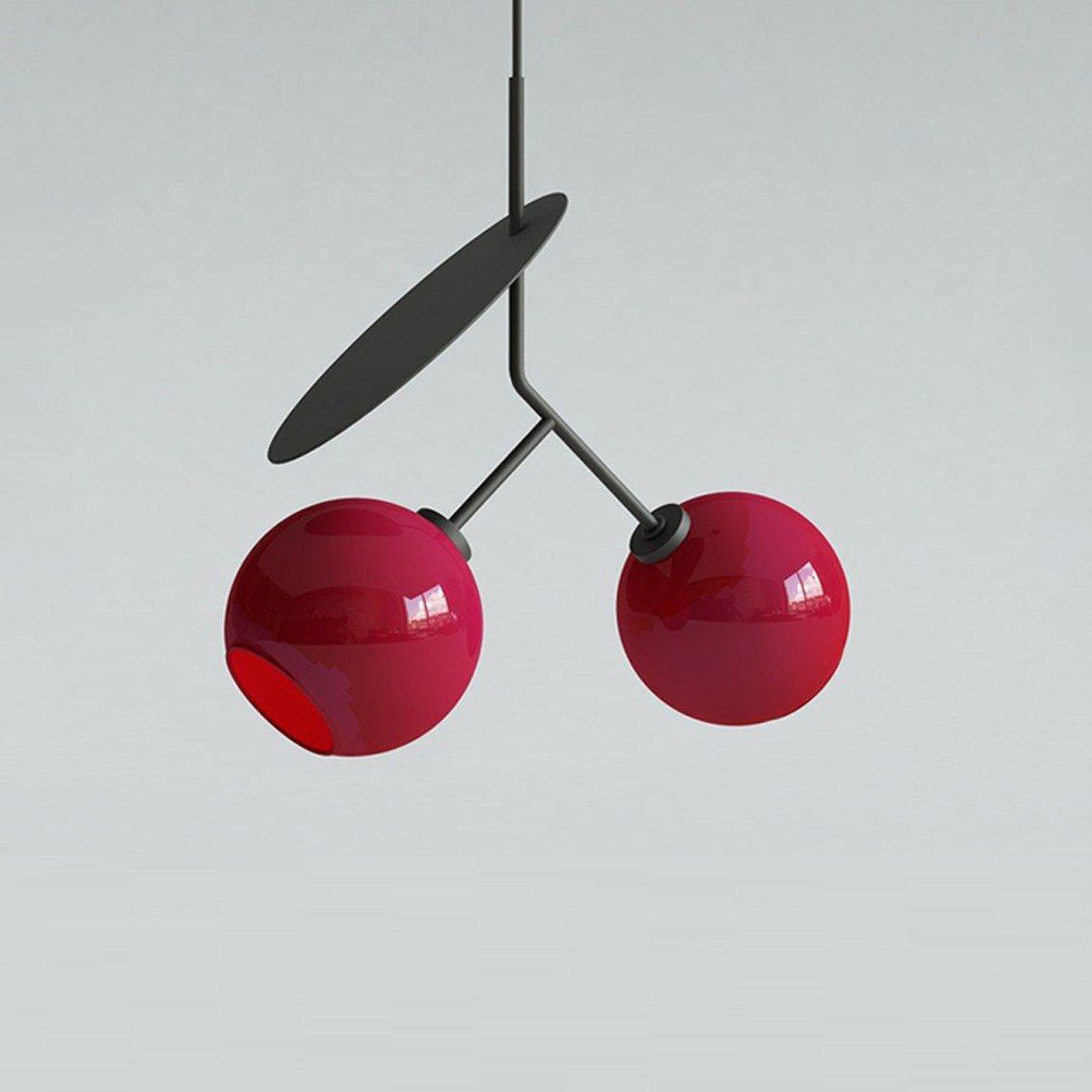 Valentina Moderne Design LED Kersen Hanglamp Metaal/Glas 3 Kleuren Woonkamer/Slaapkamer/Eetkamer