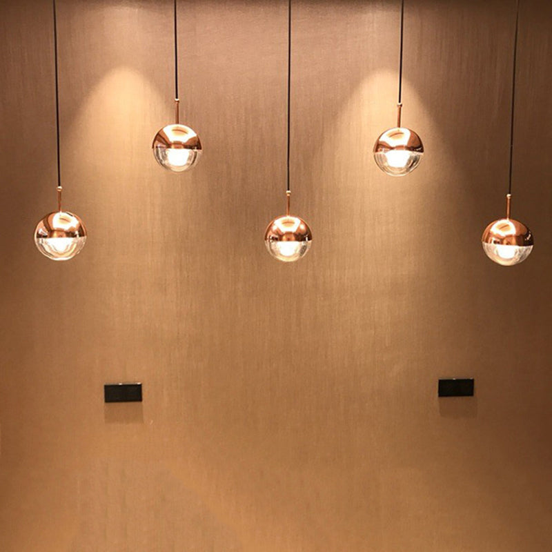 Valentina Bol LED Hanglampen Goud Metaal Glas Eetkamer Woonkamer