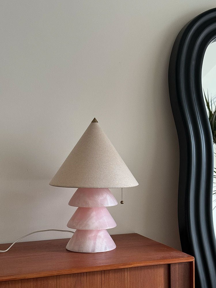 Pyramid Retro marmeren tafellamp