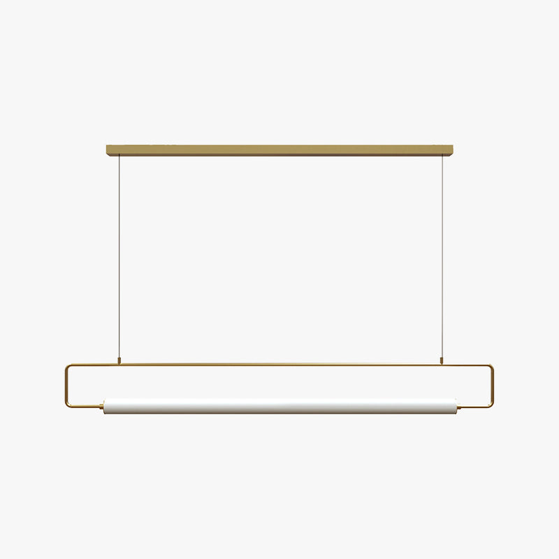 Edge Moderne LED Hanglamp Zwart/Goud Metaal Acryl Woon/Eetkamer