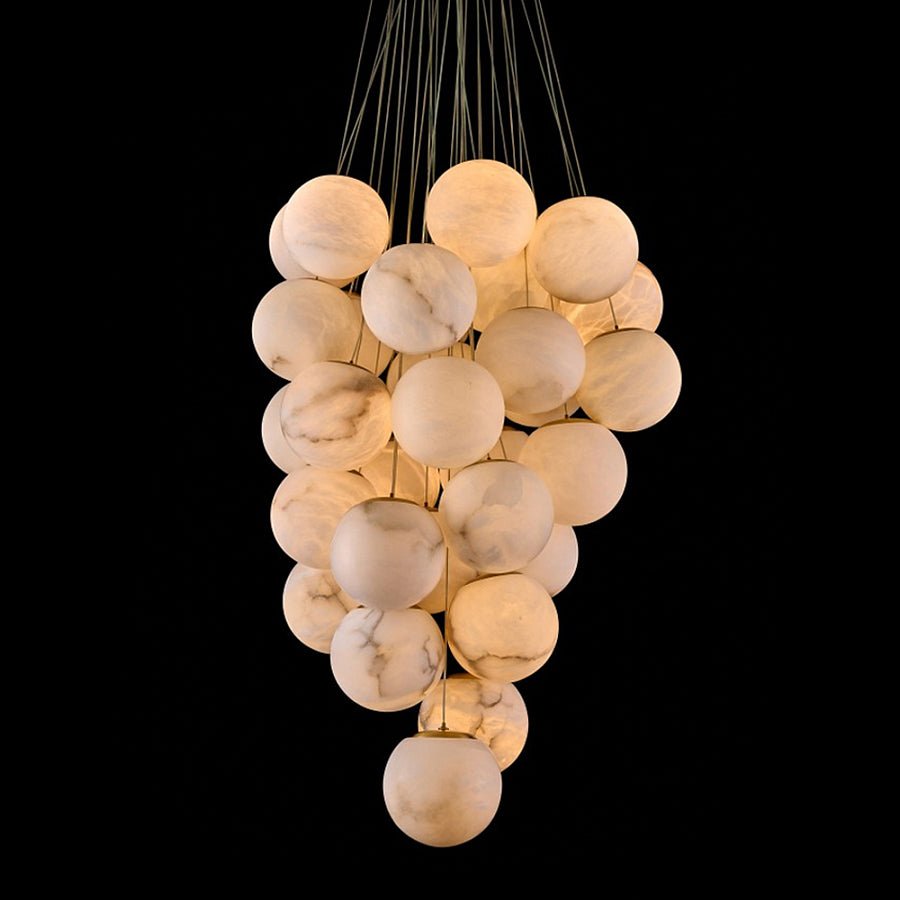 Gaia albasten kroonluchter hanglamp