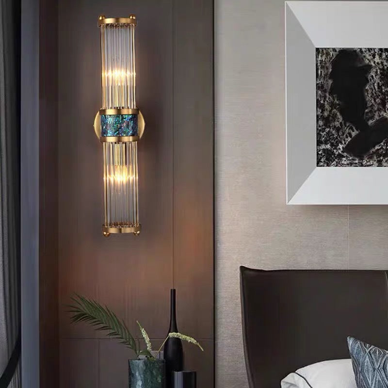 Alana Vintage Design LED Wandlamp Glass Slaapkamer Woonkamer