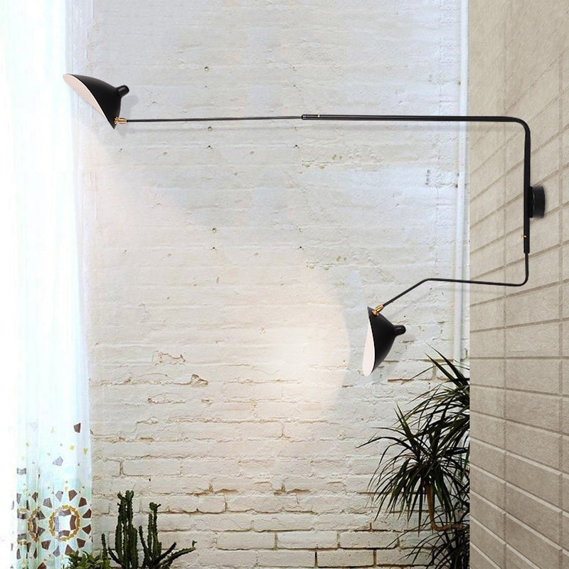 Schmitt Moderne Design LED Wandlampen Zwart Metaal Woonkamer Slaapkamer