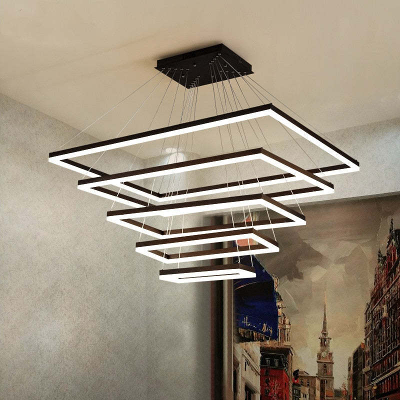 Bouvet Design LED Hanglampen Zwart Wit Metaal Eetkamer Slaapkamer