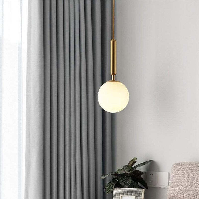 Valentina Modern LED Hanglampen Zwart Wit Metaal Glas Eetkamer