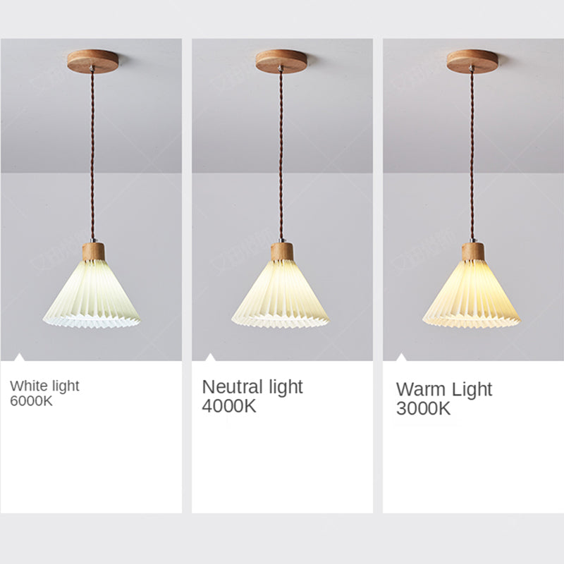 Ozawa Vintage LED Hanglampen Hout Metaal Slaapkamer Eetkamer