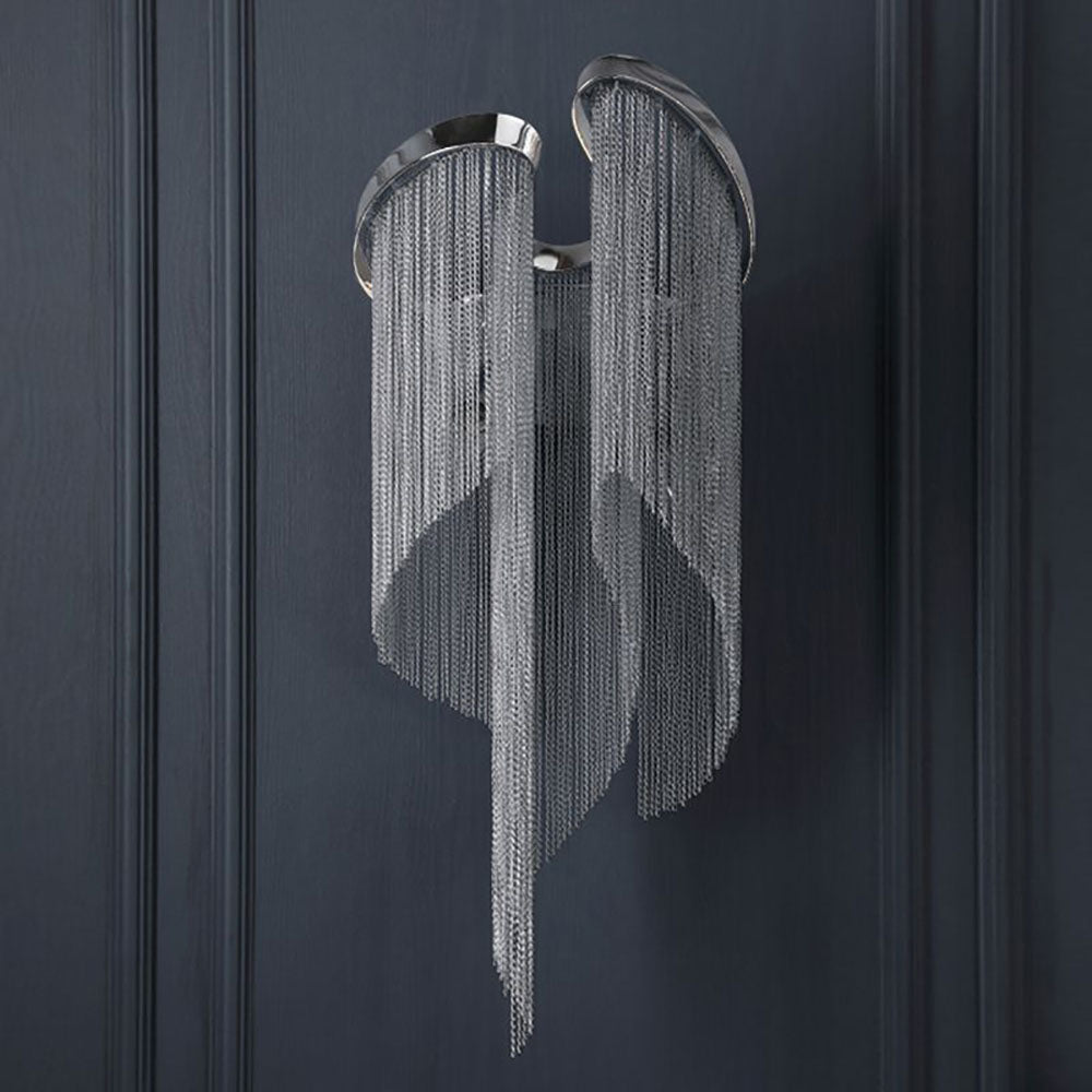 Colon Design LED Wandlamp Zilver Metaal Slaapkamer Woonkamer