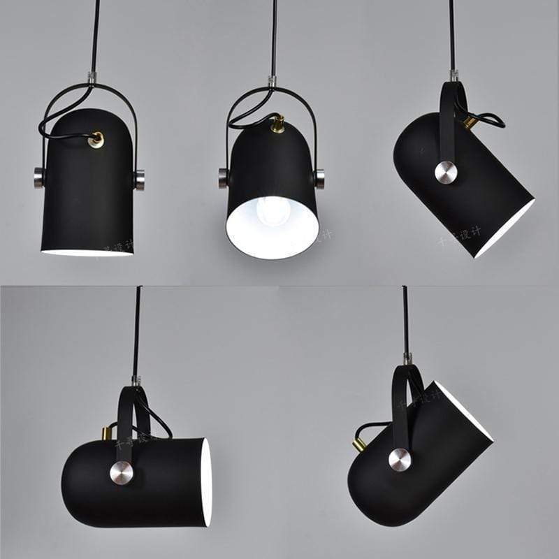 Rodo Moderne LED Hanglampen Zwart Wit Metaal Slaapkamer Eetkamer