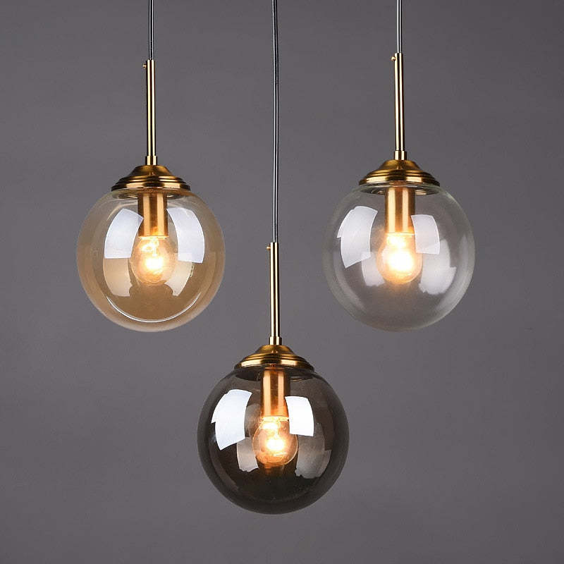 Valentina Ronde Designer LED Hanglamp Metaal Glas Eetkamer Woonkamer