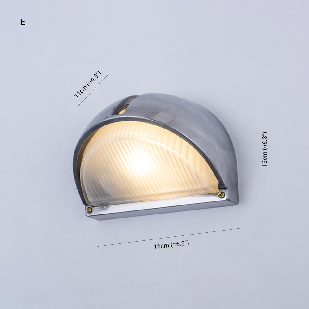Orr Moderne Design LED Wandlamp Geometrisch  Metaal/Glas Zilver Buiten Binnenplaats/Omheining/Balkon