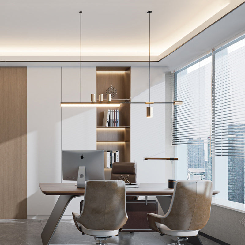 Edge Industriele LED Hanglamp  Metaal Acryl Woonkamer Eettafel