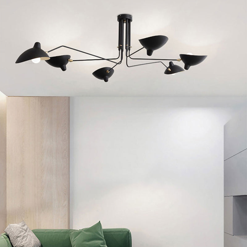 Schmitt Design LED Hanglampen Zwart Metaal Woonkamer Slaapkamer