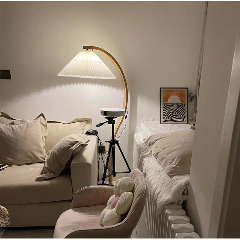 Ozawa Modern Minimalistisch Vloerlampen LED Wit Beige Koffie Slaapkamer