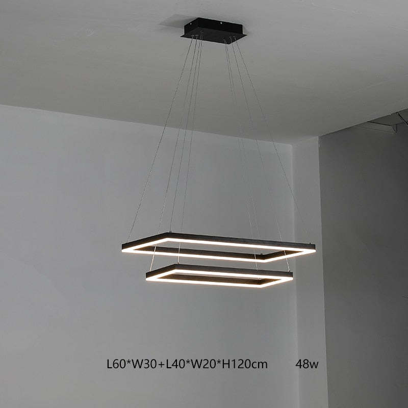 Bouvet Design LED Hanglampen Zwart Wit Metaal Eetkamer Slaapkamer