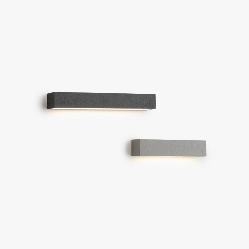 Edge Moderne Bar LED Metaal/Acryl Wandlamp Zwart/Wit Tuin