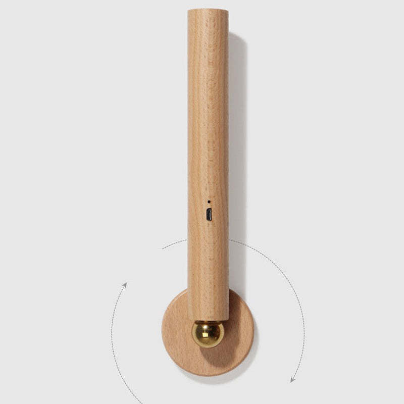 Ozawa Retro LED Wandlampen Bruin Metaal Hout Eetkamer Slaapkamer