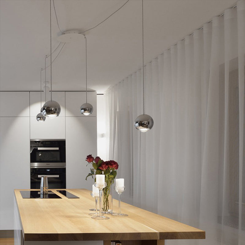 Valentina Moderne Bollen LED Hanglamp Goud/Zilver Metaal Woonkamer
