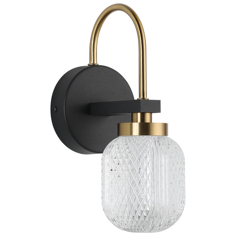 Blair Vintage Kleine LED Wandlampen Wit Metaal Slaapkamer Woonkamer