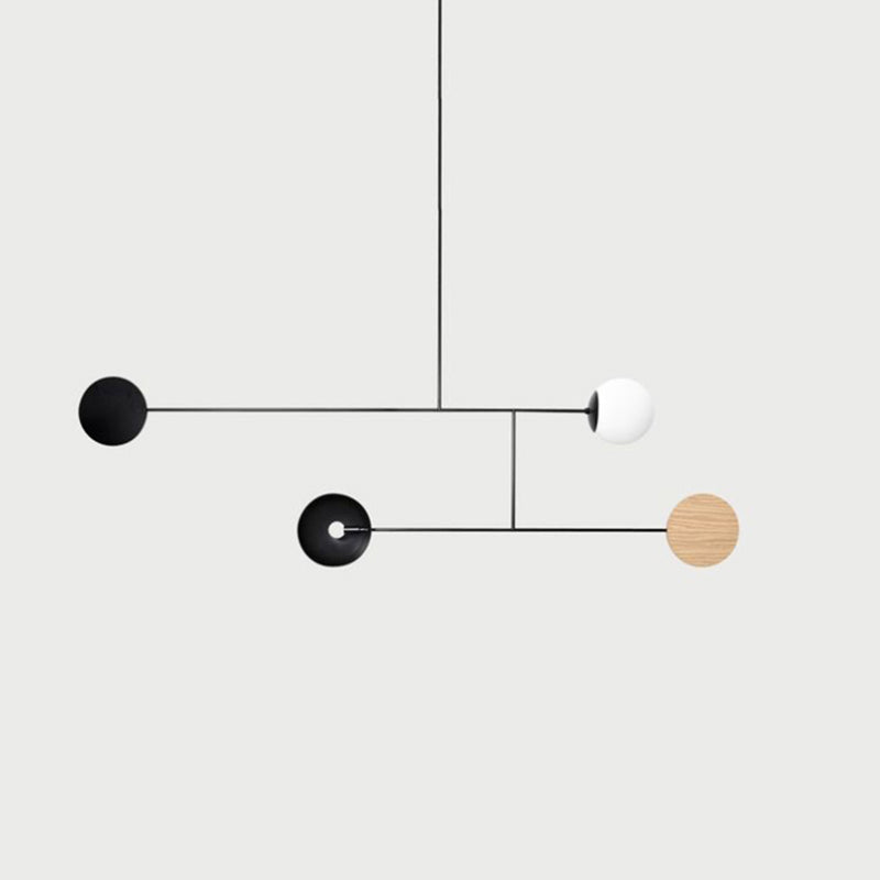 Avi Minimalistische Ronde Metalen LED Hanglamp, Eetk/Woonkamer